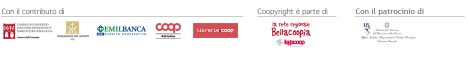 Loghi collaboratori Coopyright: Fondazione del Monte, Camera di Commercio di Bologna e Bellacoopia
